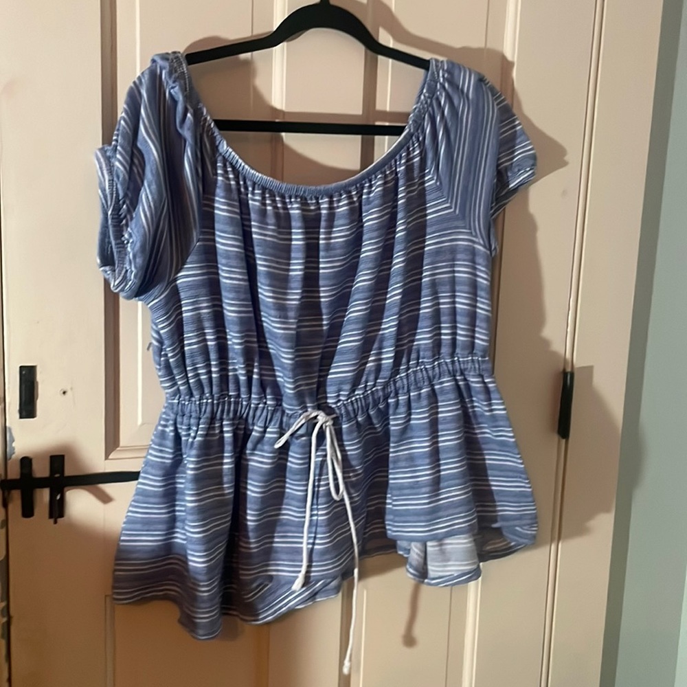 Lane Bryant Peplum Top